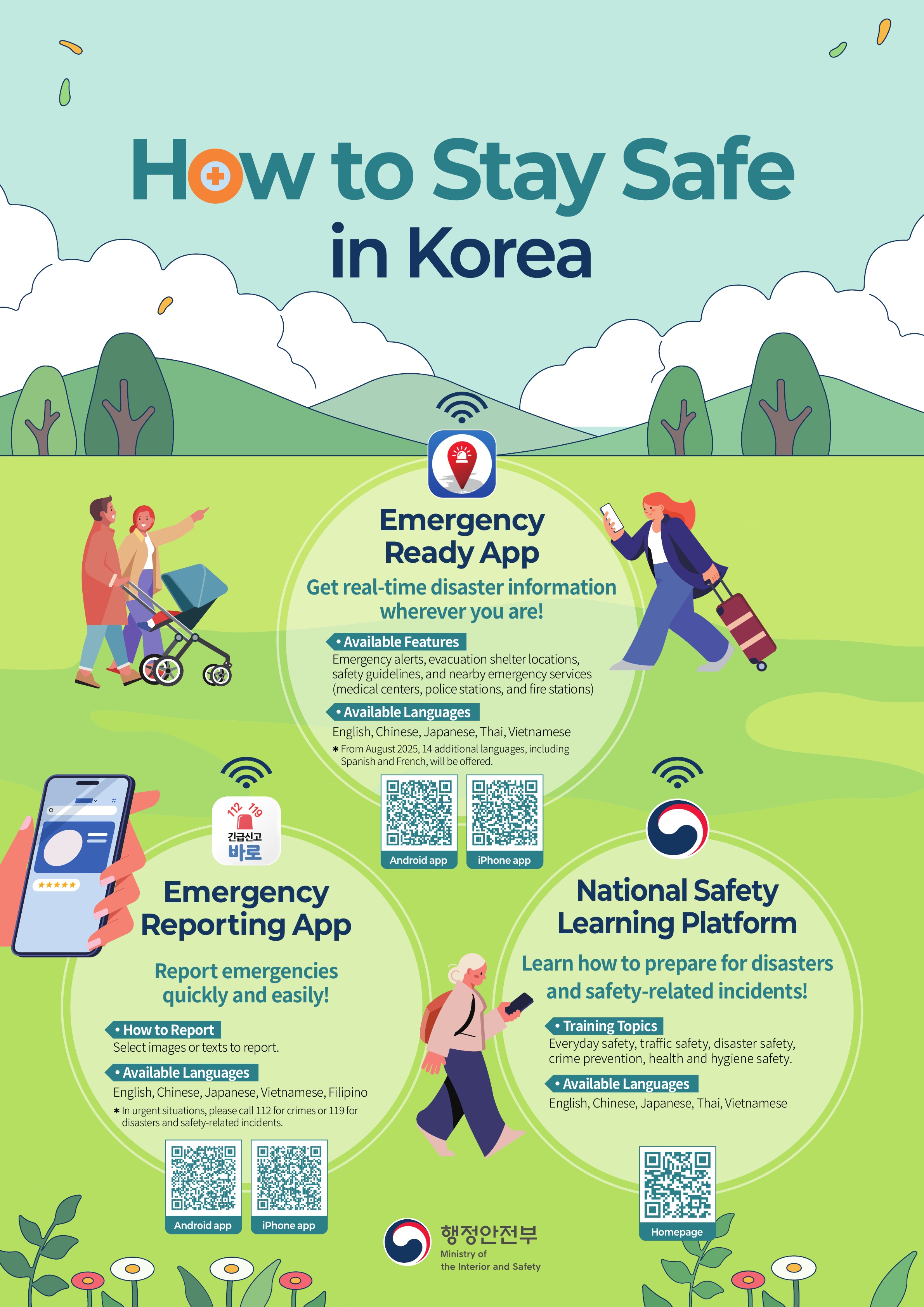 행정안전부 디지털 안전서비스 안내 홍보 포스터 -2
