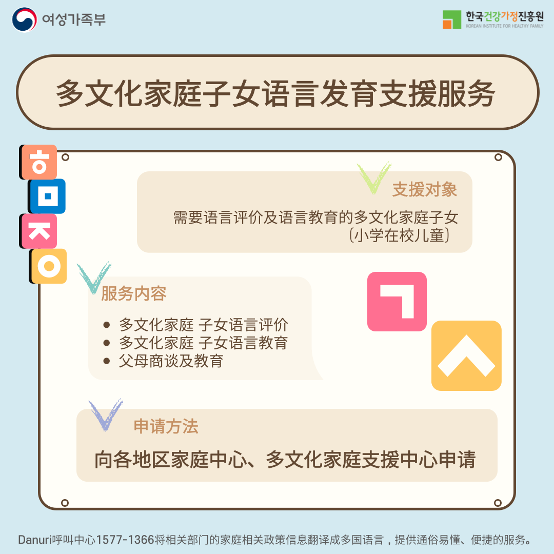 다문화가족 지원 서비스 안내 ① 중국어-3