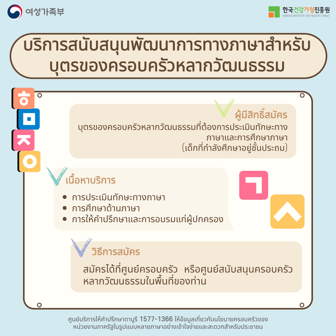다문화가족 지원 서비스 안내 ① 태국어-3
